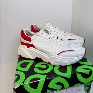 Dolce & Gabbana Day Master Red and White Sz 8